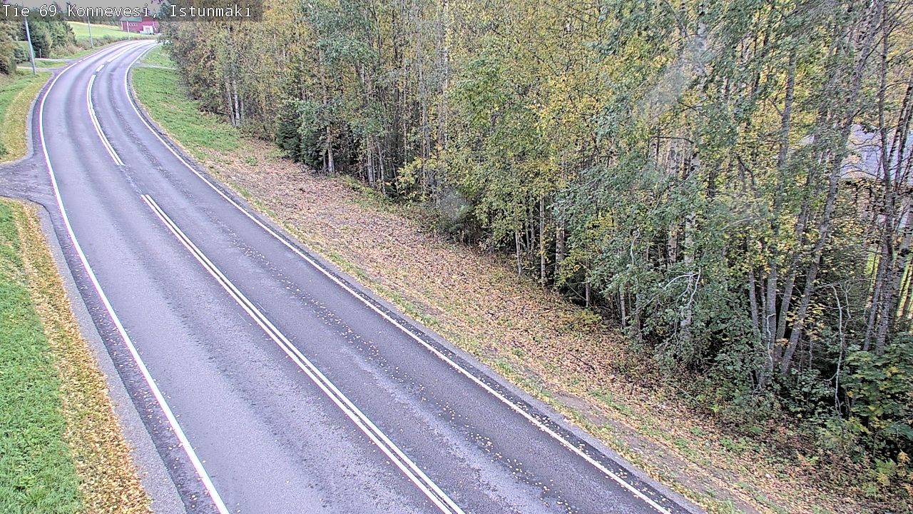 Weather Camera Image Väg 69 Konnevesi, Istunmäki, Konnevesi, Keski-Suomi