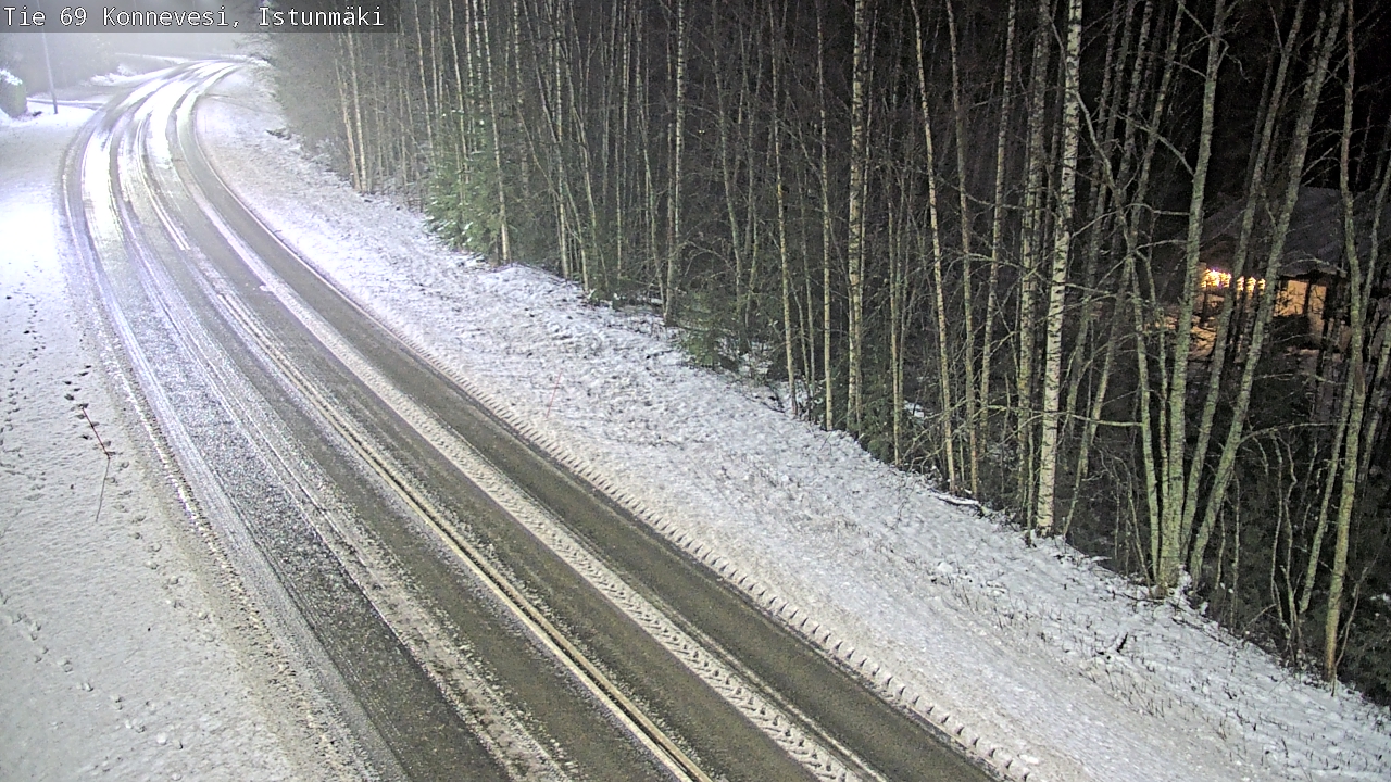 Weather Camera Image Väg 69 Konnevesi, Istunmäki, Konnevesi, Keski-Suomi