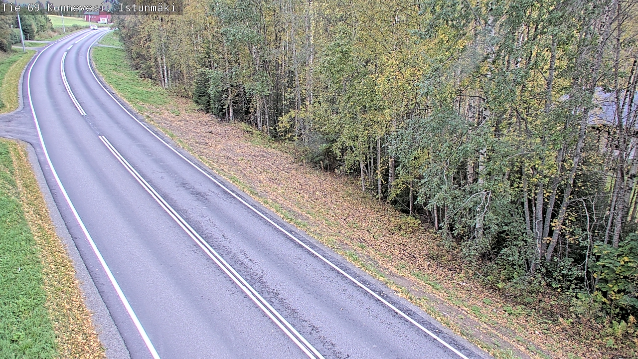 Weather Camera Image Väg 69 Konnevesi, Istunmäki, Konnevesi, Keski-Suomi