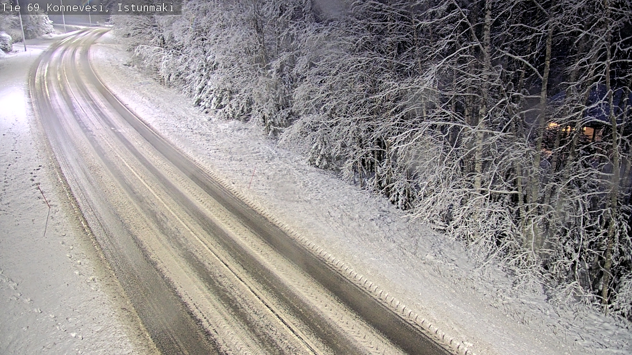 Weather Camera Image Väg 69 Konnevesi, Istunmäki, Konnevesi, Keski-Suomi