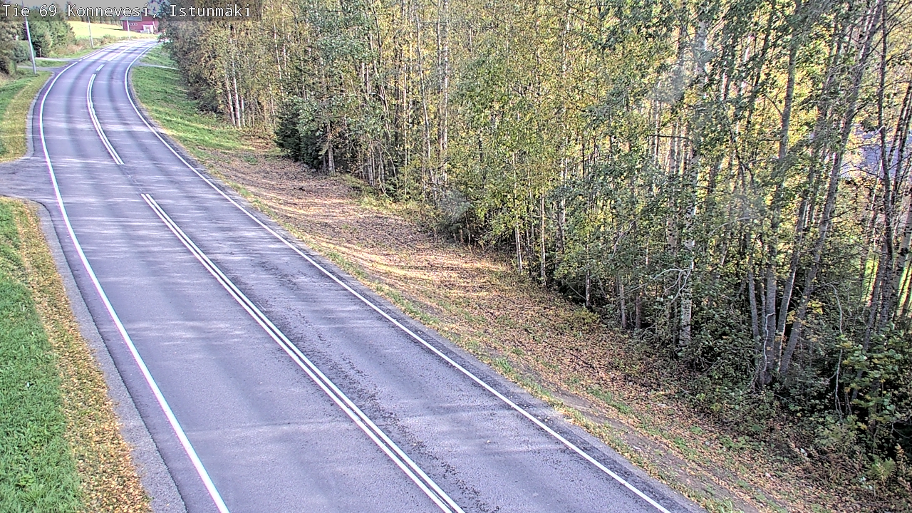 Weather Camera Image Väg 69 Konnevesi, Istunmäki, Konnevesi, Keski-Suomi