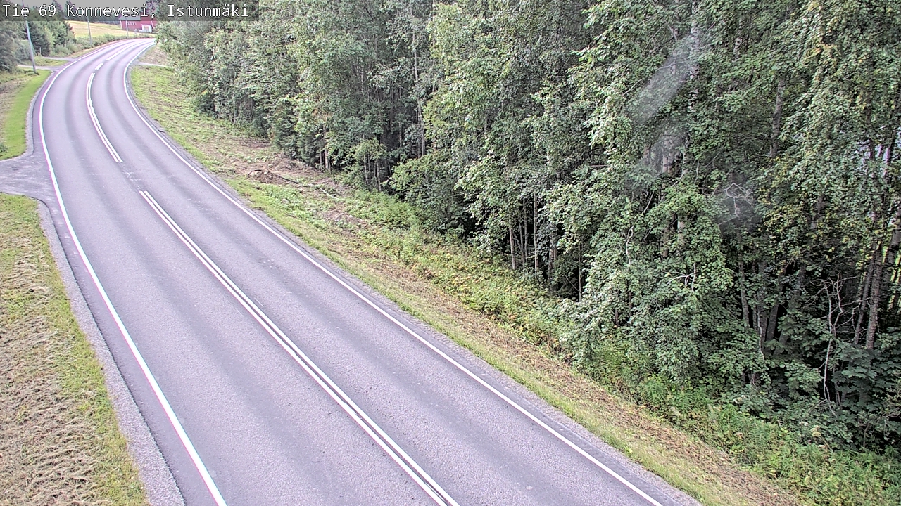 Weather Camera Image Road 69 Konnevesi, Istunmäki, Konnevesi, Keski-Suomi
