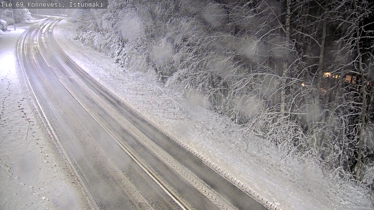 Weather Camera Image Väg 69 Konnevesi, Istunmäki, Konnevesi, Keski-Suomi