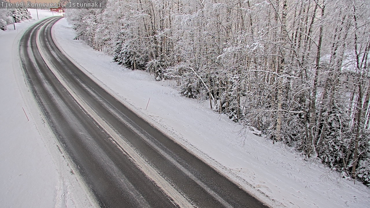 Weather Camera Image Road 69 Konnevesi, Istunmäki, Konnevesi, Keski-Suomi