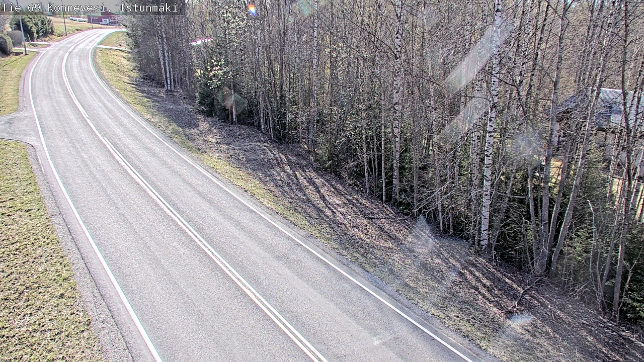 Weather Camera Image Väg 69 Konnevesi, Istunmäki, Konnevesi, Keski-Suomi