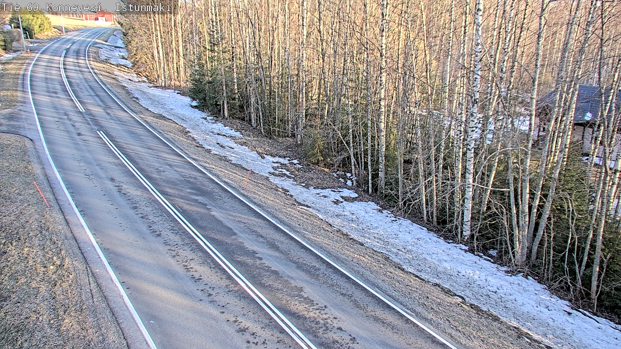 Weather Camera Image Road 69 Konnevesi, Istunmäki, Konnevesi, Keski-Suomi