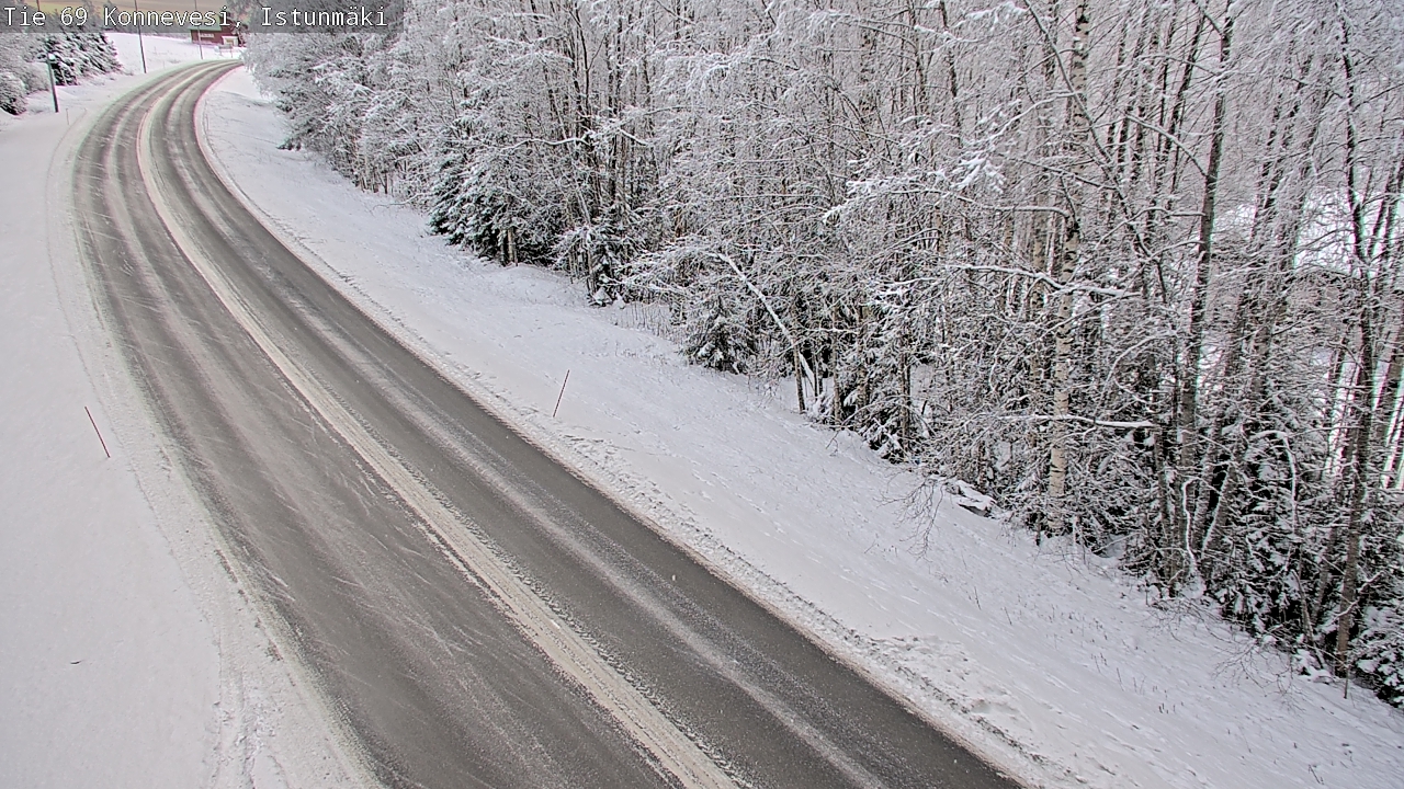 Weather Camera Image Road 69 Konnevesi, Istunmäki, Konnevesi, Keski-Suomi