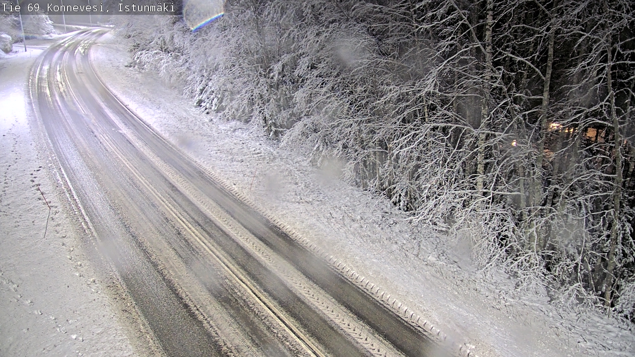 Weather Camera Image Väg 69 Konnevesi, Istunmäki, Konnevesi, Keski-Suomi