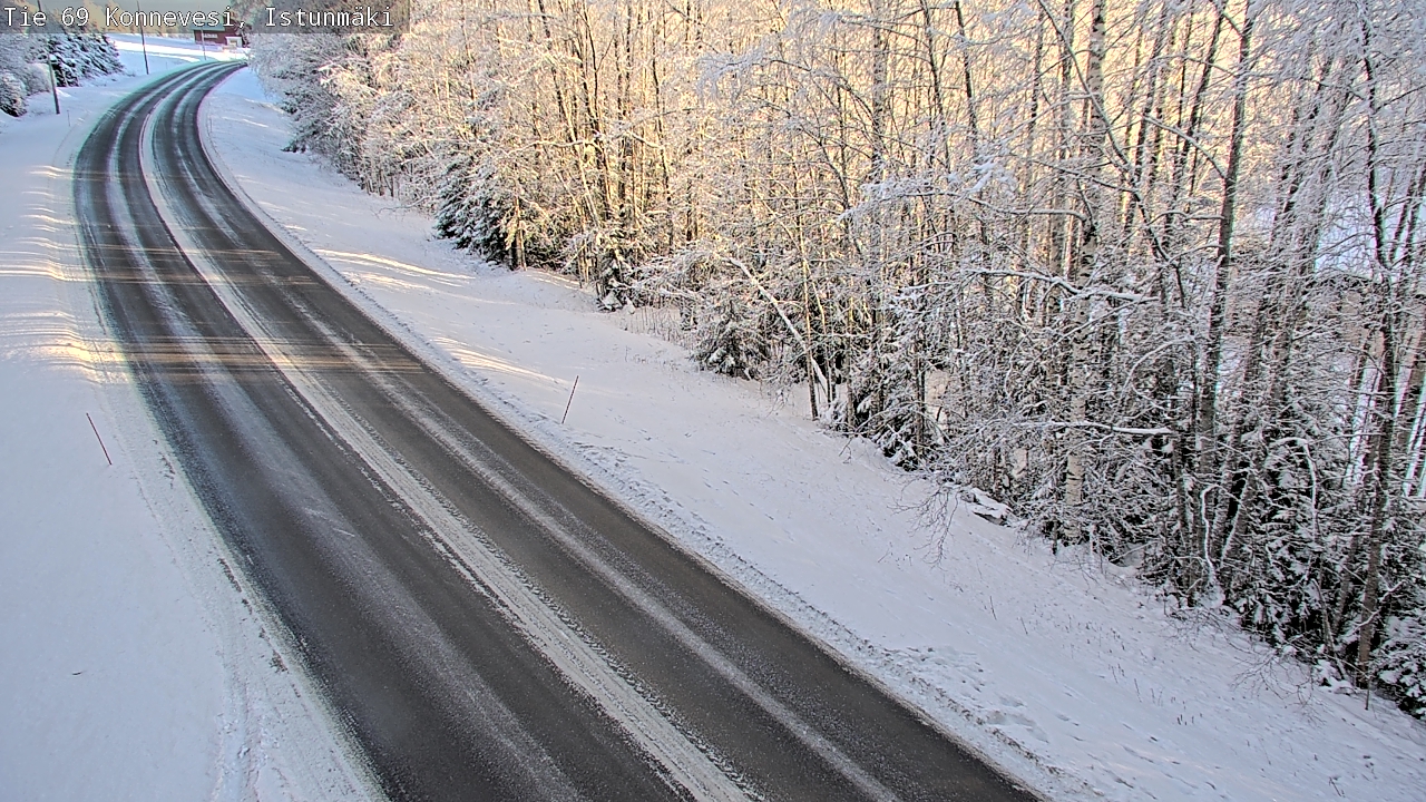 Weather Camera Image Road 69 Konnevesi, Istunmäki, Konnevesi, Keski-Suomi