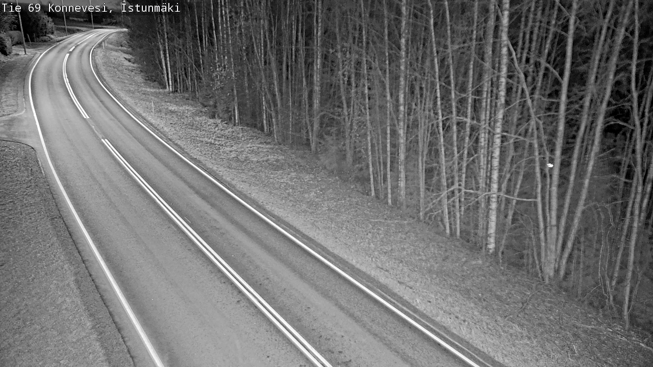 Weather Camera Image Väg 69 Konnevesi, Istunmäki, Konnevesi, Keski-Suomi