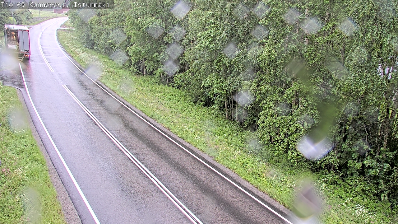 Weather Camera Image Road 69 Konnevesi, Istunmäki, Konnevesi, Keski-Suomi