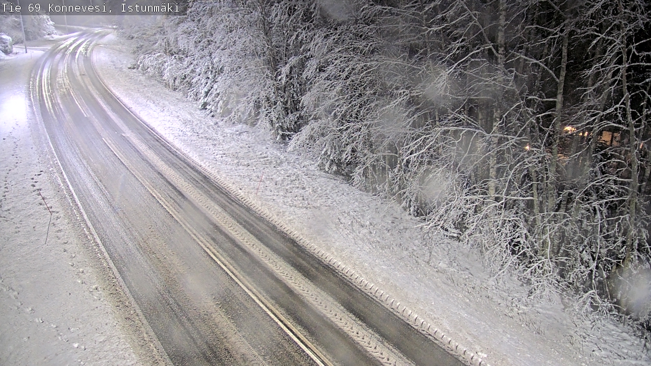 Weather Camera Image Väg 69 Konnevesi, Istunmäki, Konnevesi, Keski-Suomi