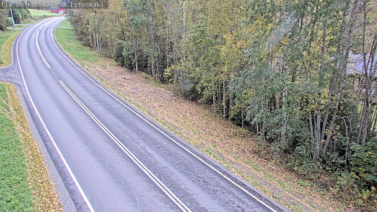Weather Camera Image Väg 69 Konnevesi, Istunmäki, Konnevesi, Keski-Suomi