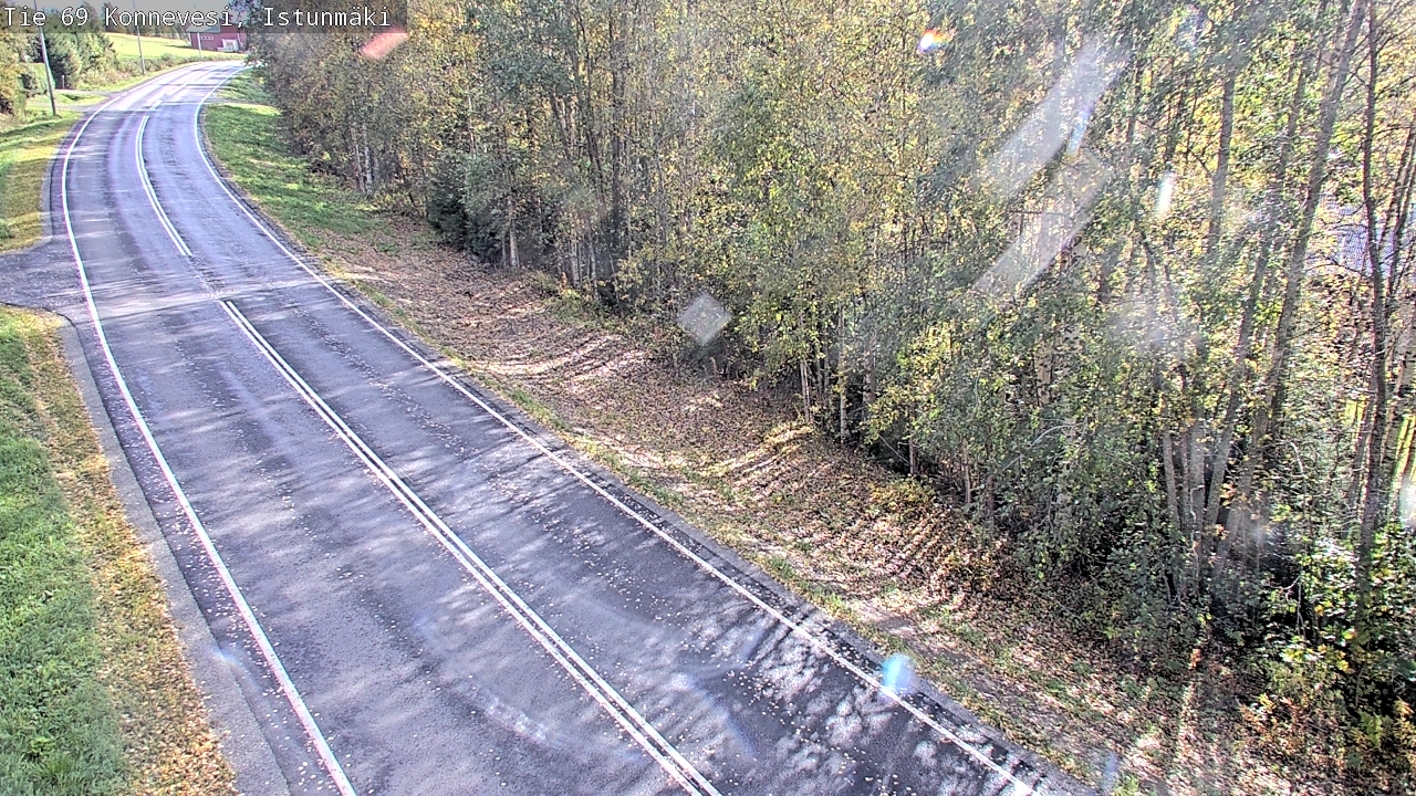 Weather Camera Image Väg 69 Konnevesi, Istunmäki, Konnevesi, Keski-Suomi