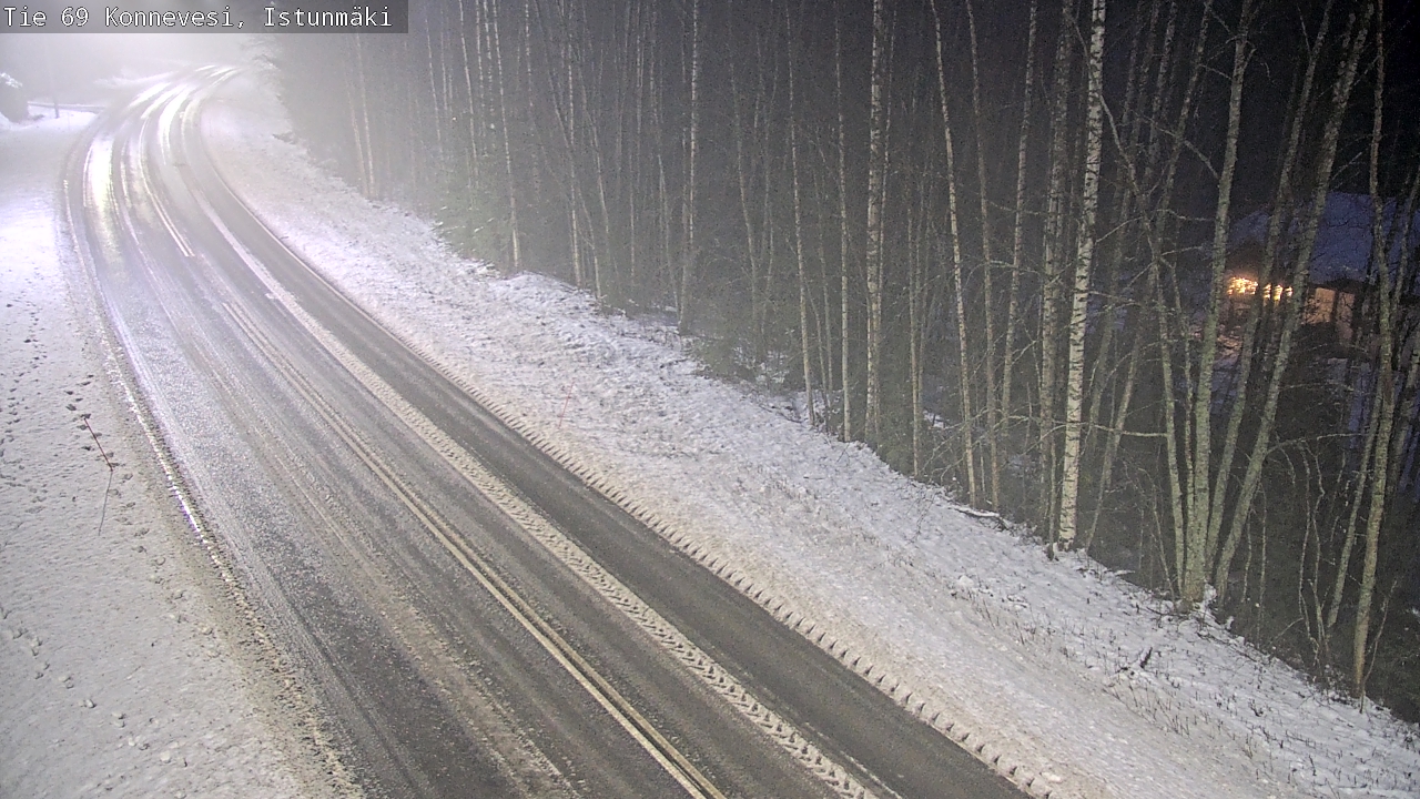 Weather Camera Image Väg 69 Konnevesi, Istunmäki, Konnevesi, Keski-Suomi