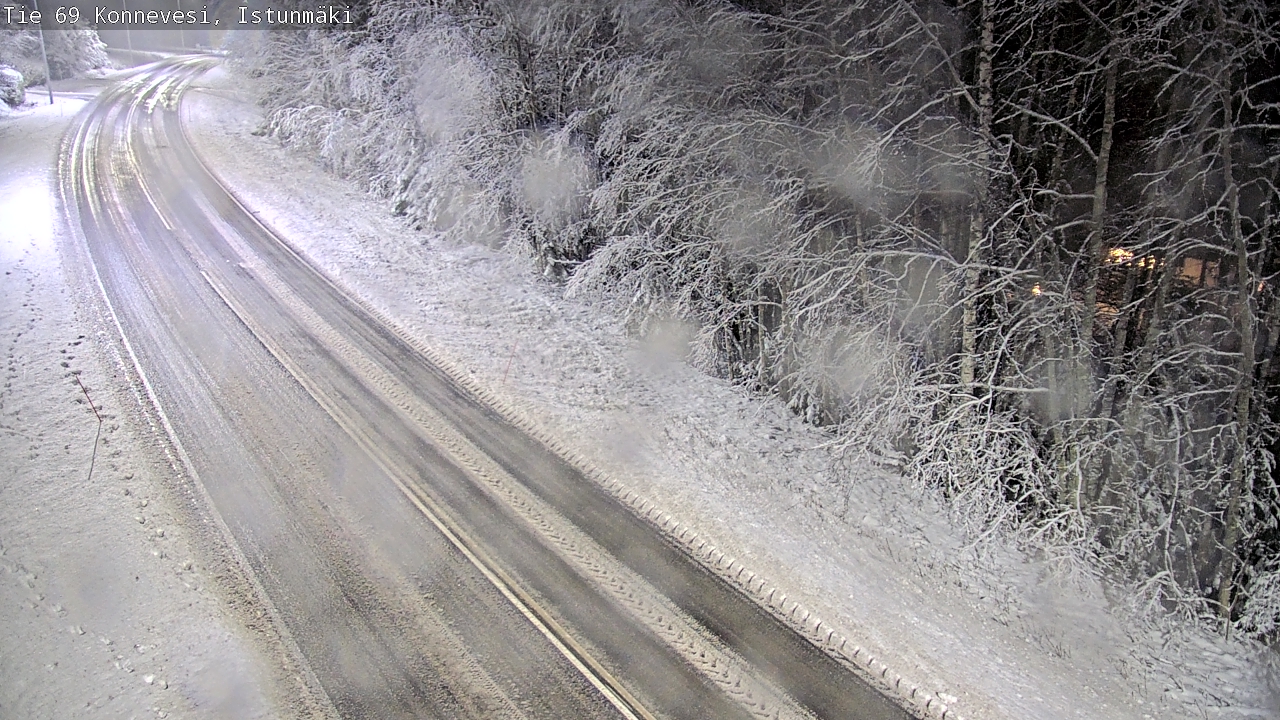 Weather Camera Image Väg 69 Konnevesi, Istunmäki, Konnevesi, Keski-Suomi