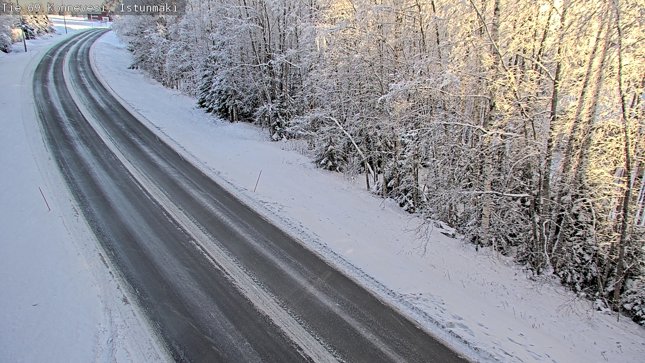 Weather Camera Image Road 69 Konnevesi, Istunmäki, Konnevesi, Keski-Suomi