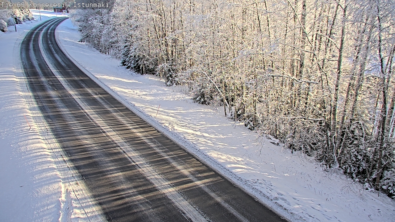 Weather Camera Image Road 69 Konnevesi, Istunmäki, Konnevesi, Keski-Suomi