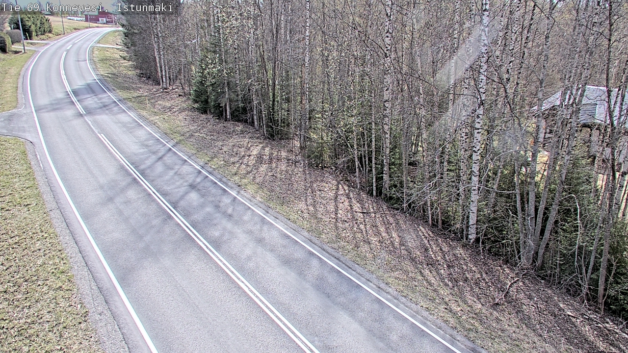 Weather Camera Image Väg 69 Konnevesi, Istunmäki, Konnevesi, Keski-Suomi