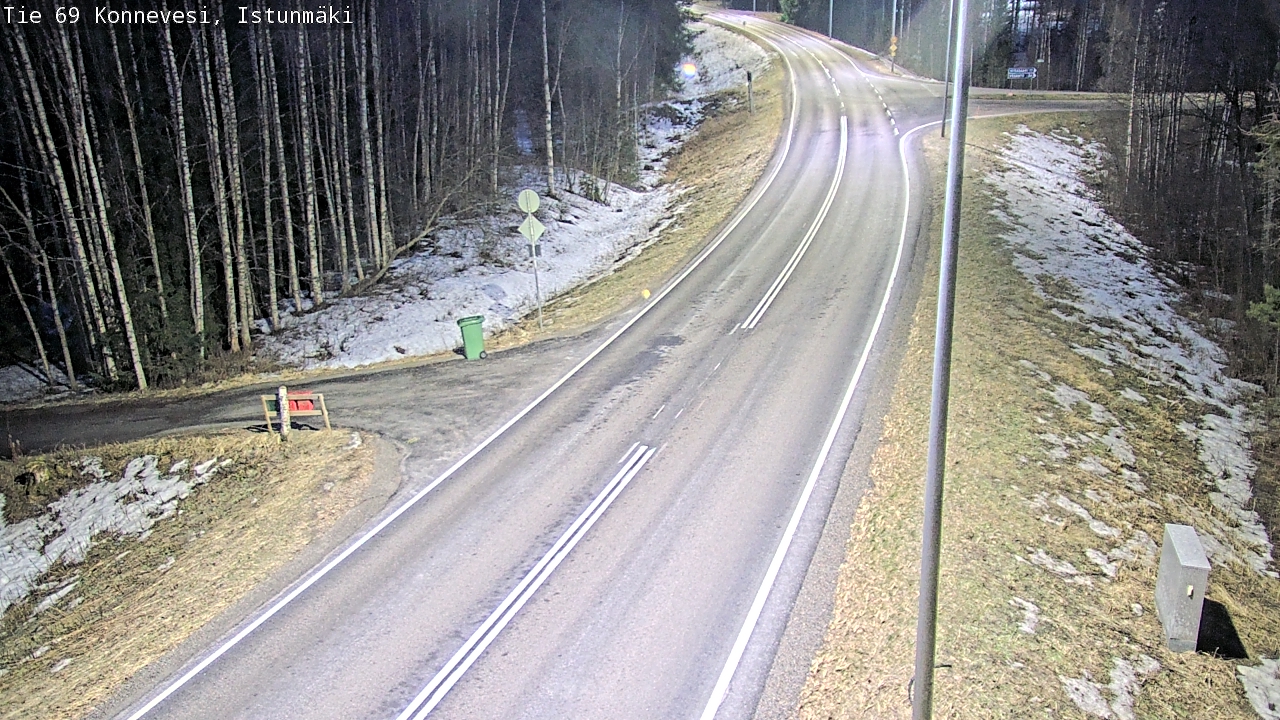 Weather Camera Image Road 69 Konnevesi, Istunmäki, Konnevesi, Keski-Suomi