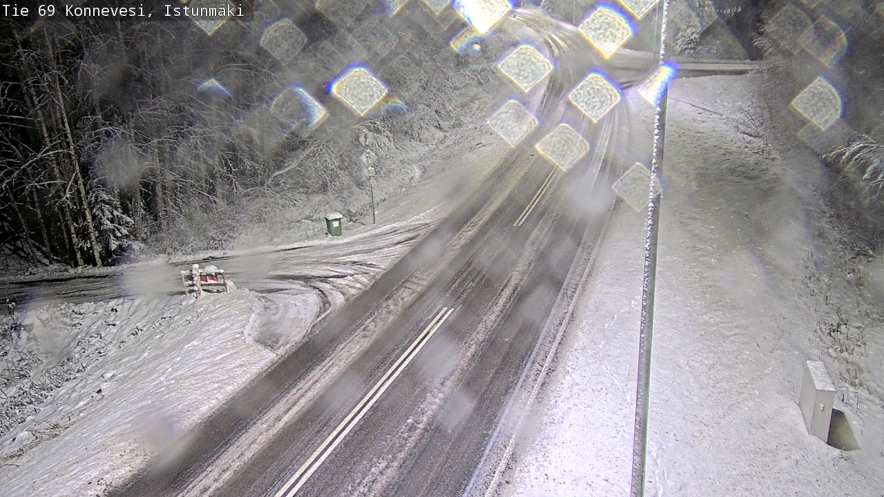 Weather Camera Image Väg 69 Konnevesi, Istunmäki, Konnevesi, Keski-Suomi