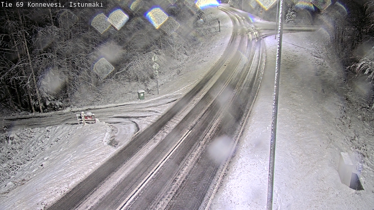 Weather Camera Image Väg 69 Konnevesi, Istunmäki, Konnevesi, Keski-Suomi