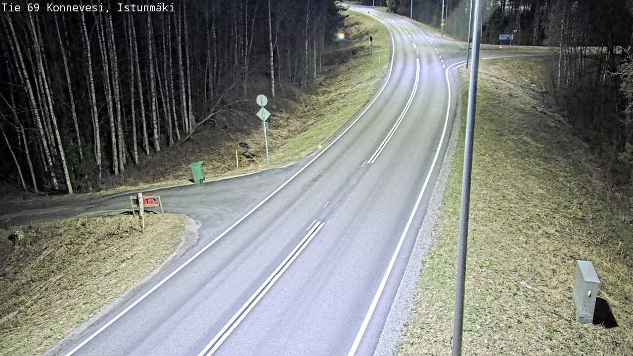 Weather Camera Image Road 69 Konnevesi, Istunmäki, Konnevesi, Keski-Suomi