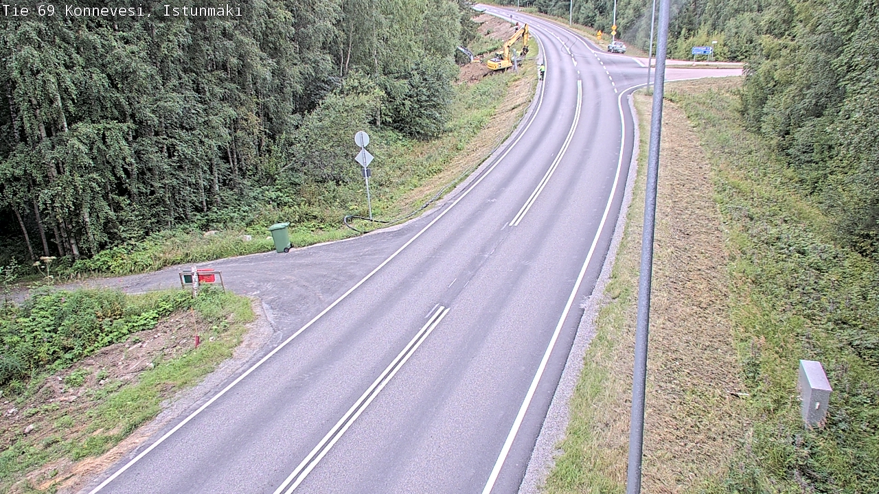 Weather Camera Image Road 69 Konnevesi, Istunmäki, Konnevesi, Keski-Suomi