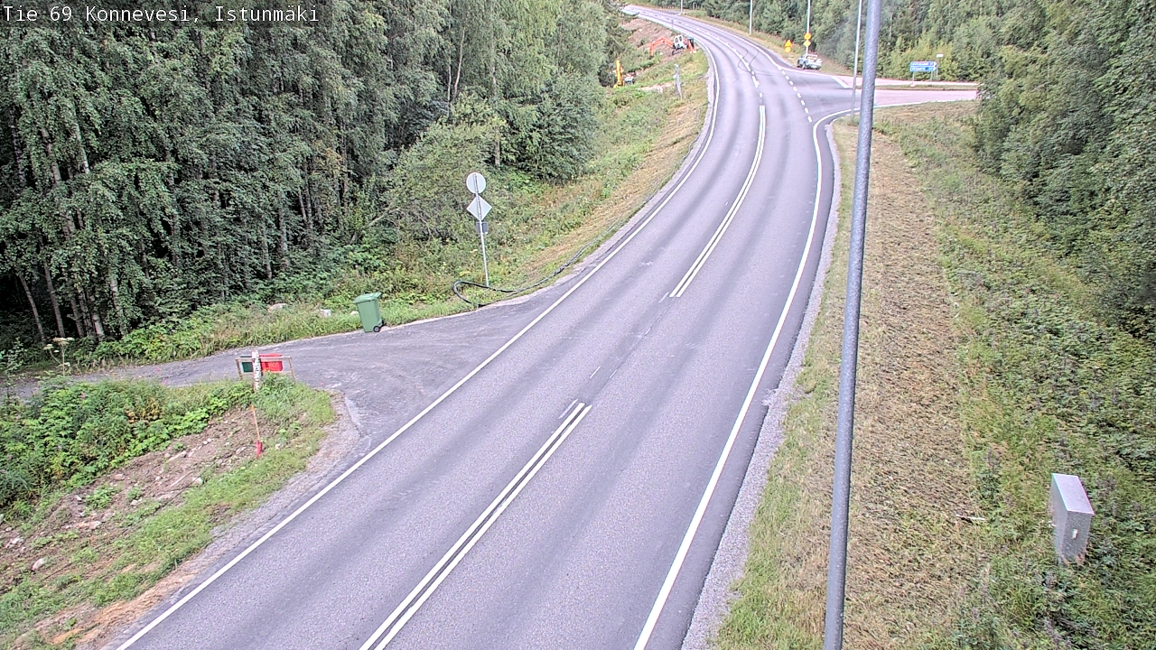 Weather Camera Image Road 69 Konnevesi, Istunmäki, Konnevesi, Keski-Suomi