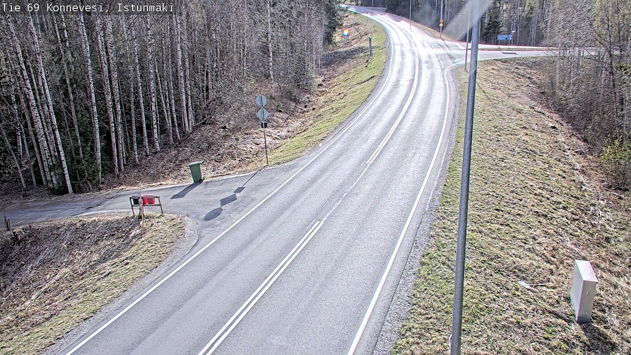 Weather Camera Image Väg 69 Konnevesi, Istunmäki, Konnevesi, Keski-Suomi