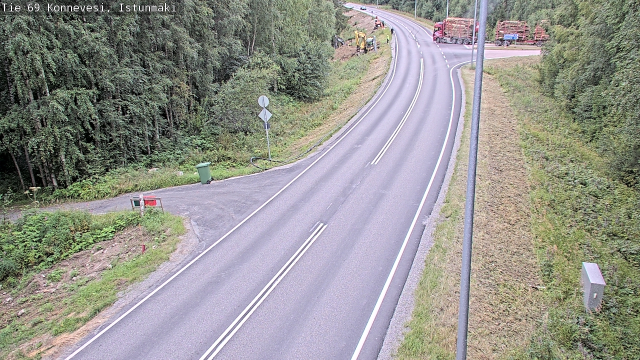 Weather Camera Image Road 69 Konnevesi, Istunmäki, Konnevesi, Keski-Suomi