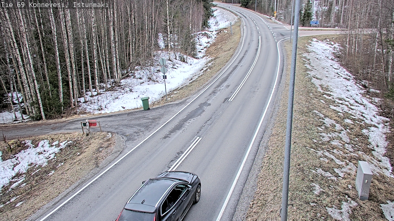 Weather Camera Image Väg 69 Konnevesi, Istunmäki, Konnevesi, Keski-Suomi