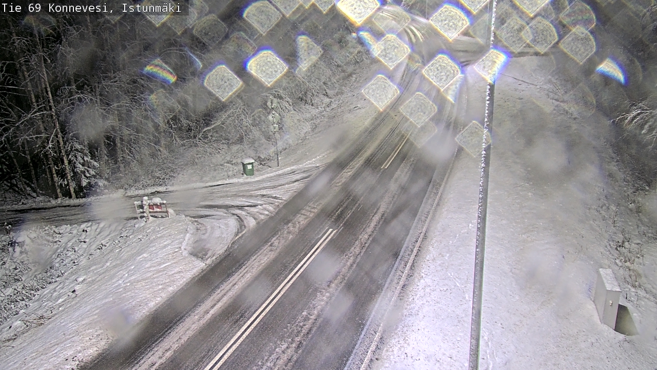 Weather Camera Image Väg 69 Konnevesi, Istunmäki, Konnevesi, Keski-Suomi