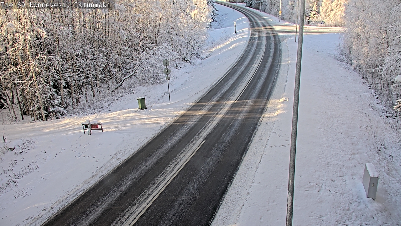 Weather Camera Image Road 69 Konnevesi, Istunmäki, Konnevesi, Keski-Suomi