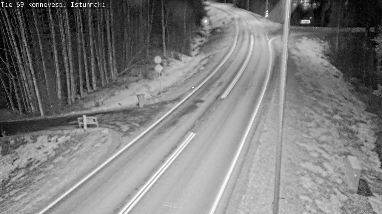 Weather Camera Image Väg 69 Konnevesi, Istunmäki, Konnevesi, Keski-Suomi