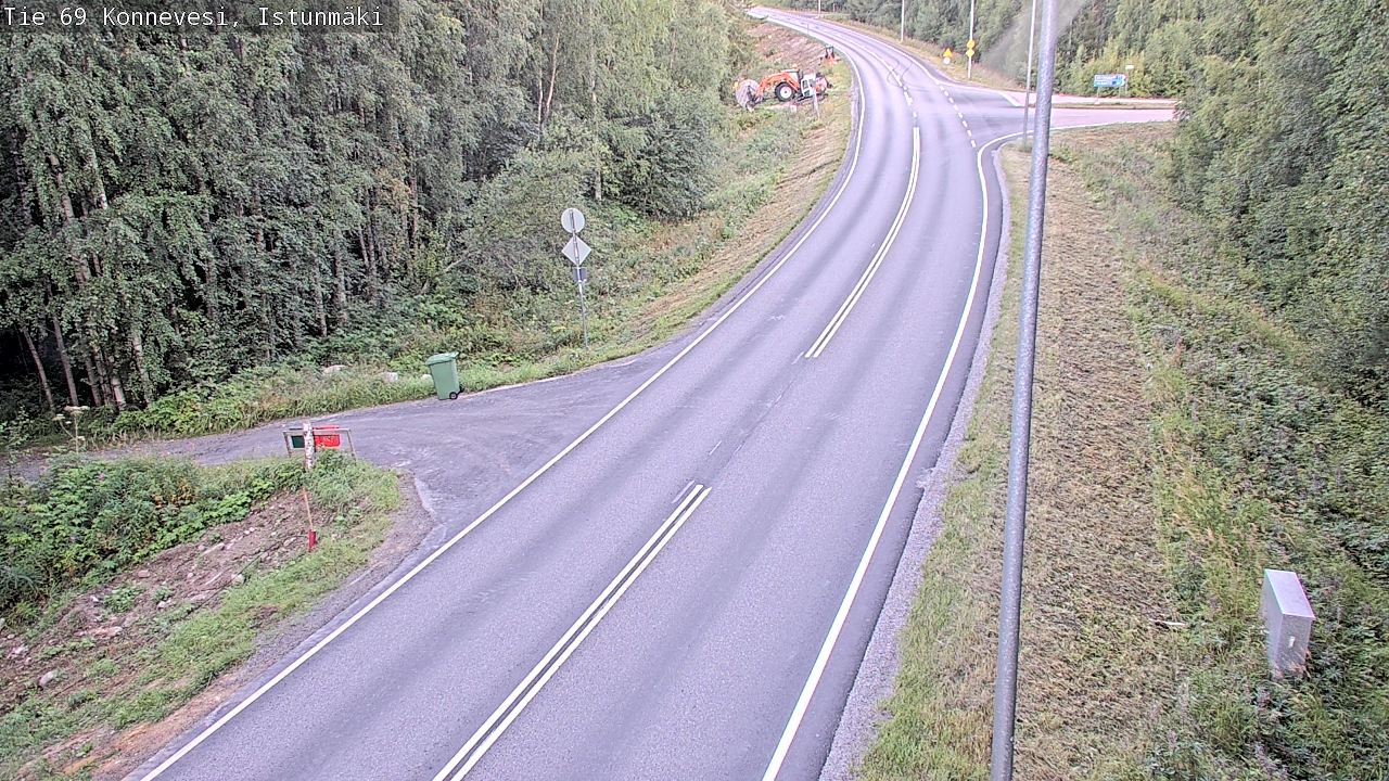 Weather Camera Image Road 69 Konnevesi, Istunmäki, Konnevesi, Keski-Suomi