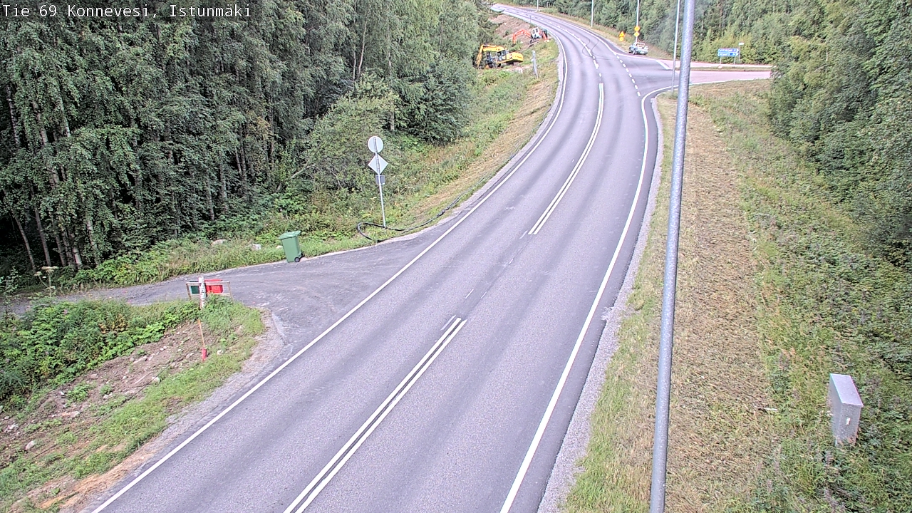 Weather Camera Image Road 69 Konnevesi, Istunmäki, Konnevesi, Keski-Suomi