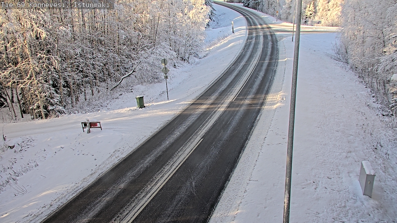 Weather Camera Image Road 69 Konnevesi, Istunmäki, Konnevesi, Keski-Suomi