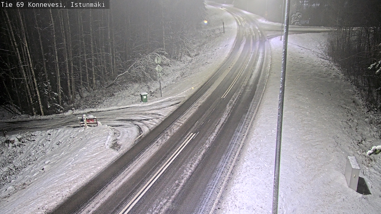 Weather Camera Image Väg 69 Konnevesi, Istunmäki, Konnevesi, Keski-Suomi