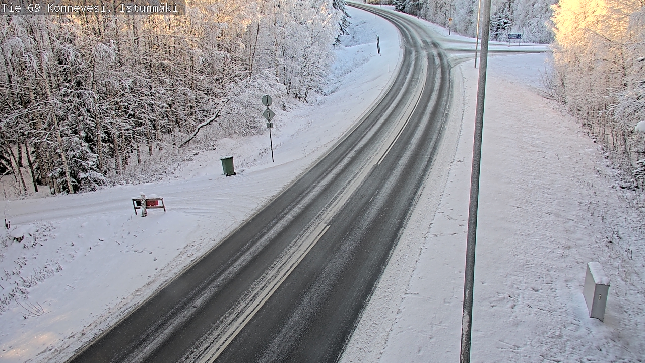 Weather Camera Image Road 69 Konnevesi, Istunmäki, Konnevesi, Keski-Suomi