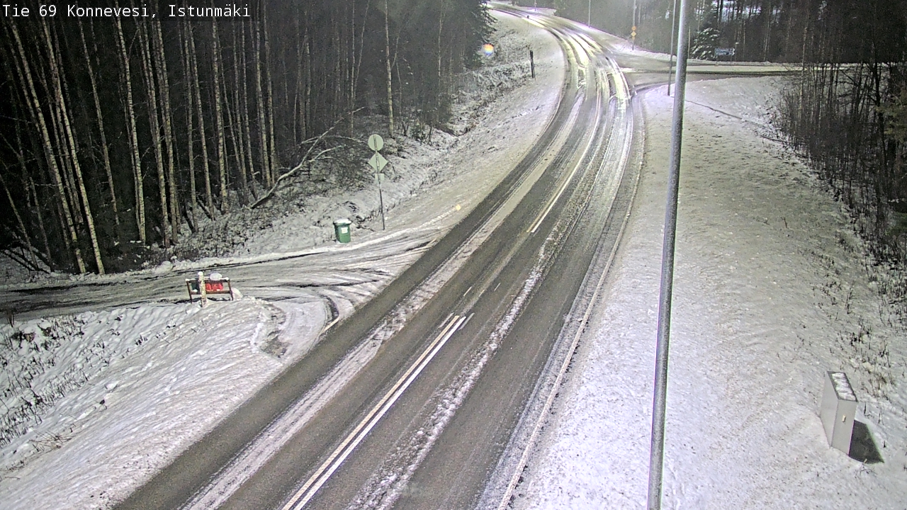 Weather Camera Image Väg 69 Konnevesi, Istunmäki, Konnevesi, Keski-Suomi