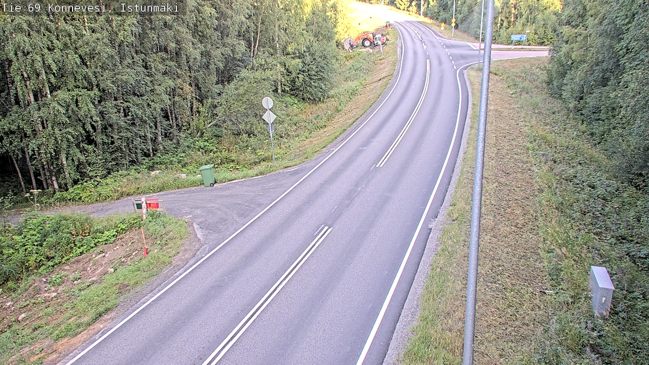 Weather Camera Image Road 69 Konnevesi, Istunmäki, Konnevesi, Keski-Suomi