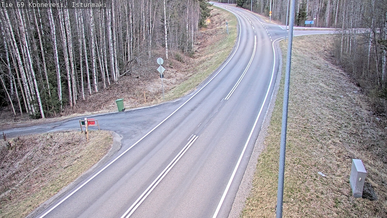Weather Camera Image Road 69 Konnevesi, Istunmäki, Konnevesi, Keski-Suomi