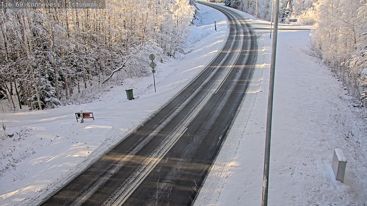 Weather Camera Image Road 69 Konnevesi, Istunmäki, Konnevesi, Keski-Suomi