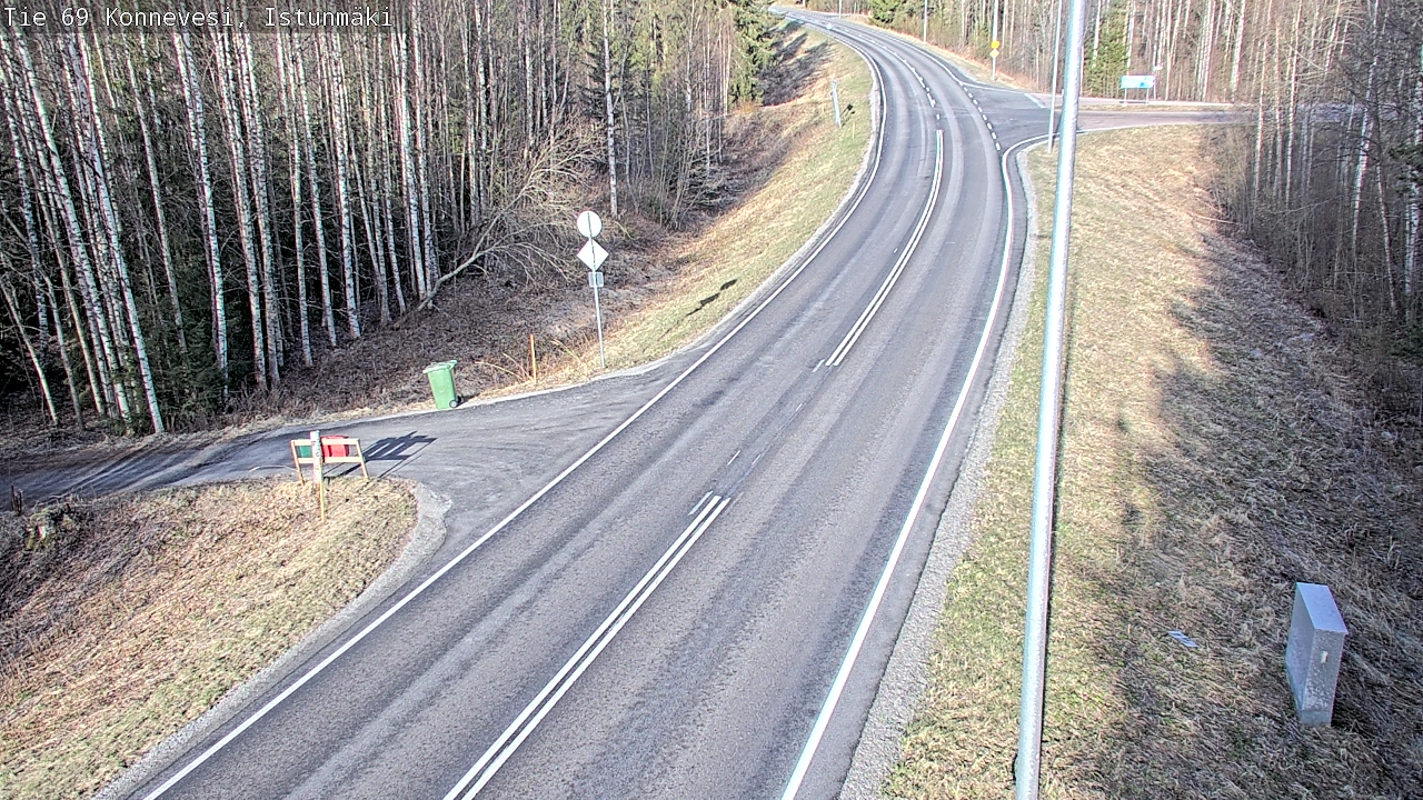 Weather Camera Image Väg 69 Konnevesi, Istunmäki, Konnevesi, Keski-Suomi