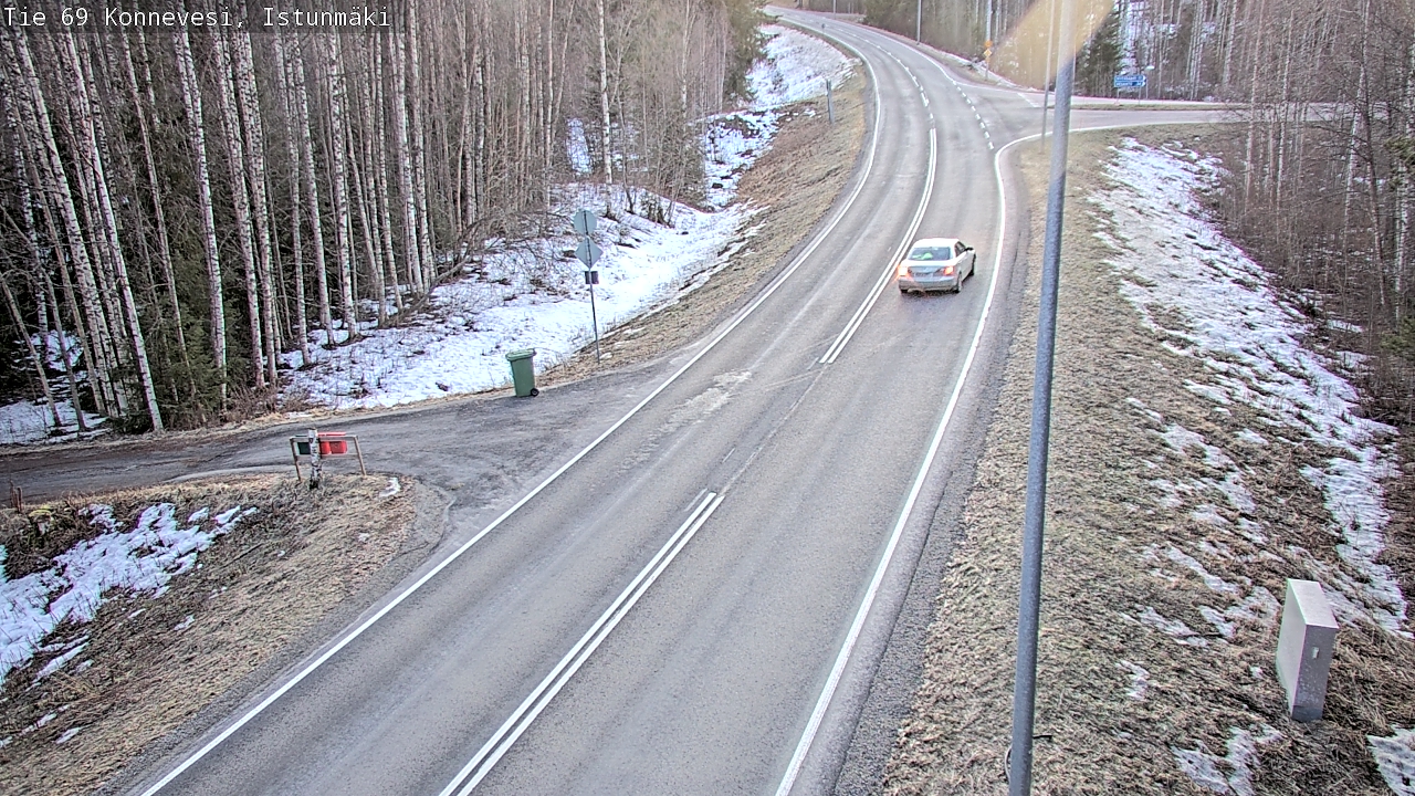 Weather Camera Image Road 69 Konnevesi, Istunmäki, Konnevesi, Keski-Suomi