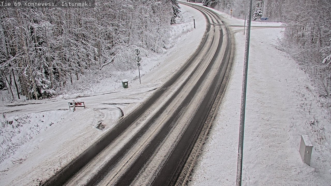 Weather Camera Image Väg 69 Konnevesi, Istunmäki, Konnevesi, Keski-Suomi