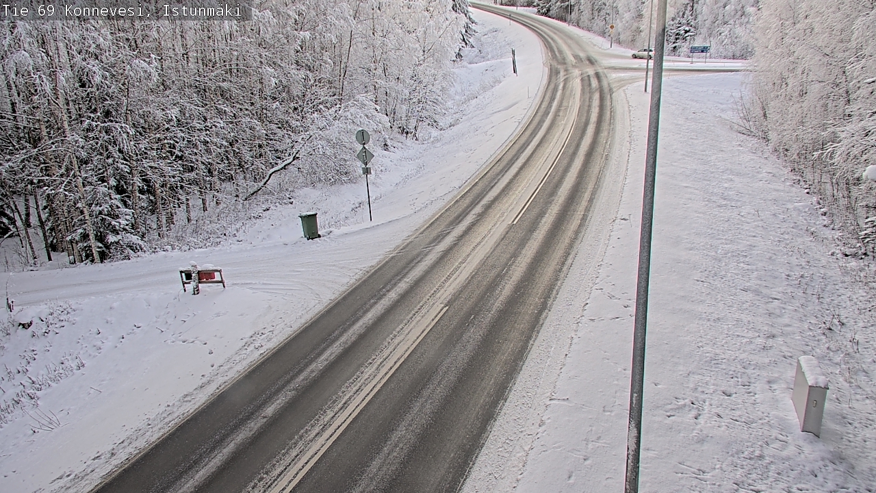 Weather Camera Image Road 69 Konnevesi, Istunmäki, Konnevesi, Keski-Suomi