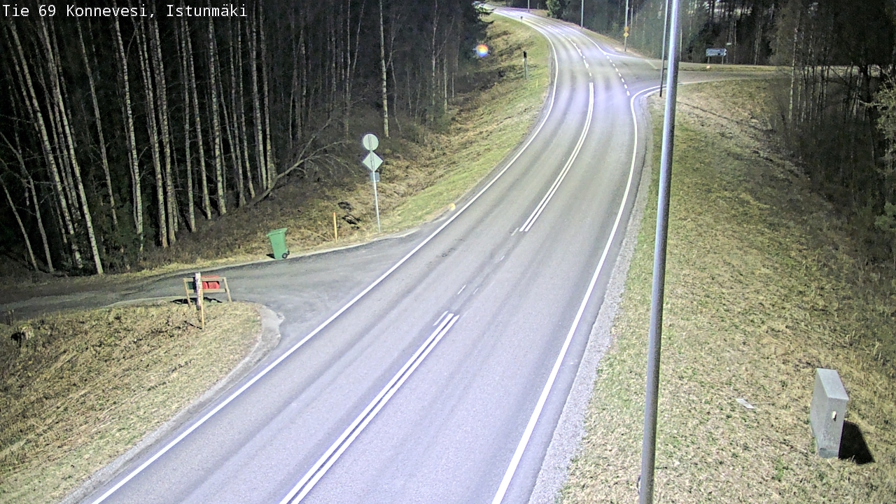 Weather Camera Image Road 69 Konnevesi, Istunmäki, Konnevesi, Keski-Suomi