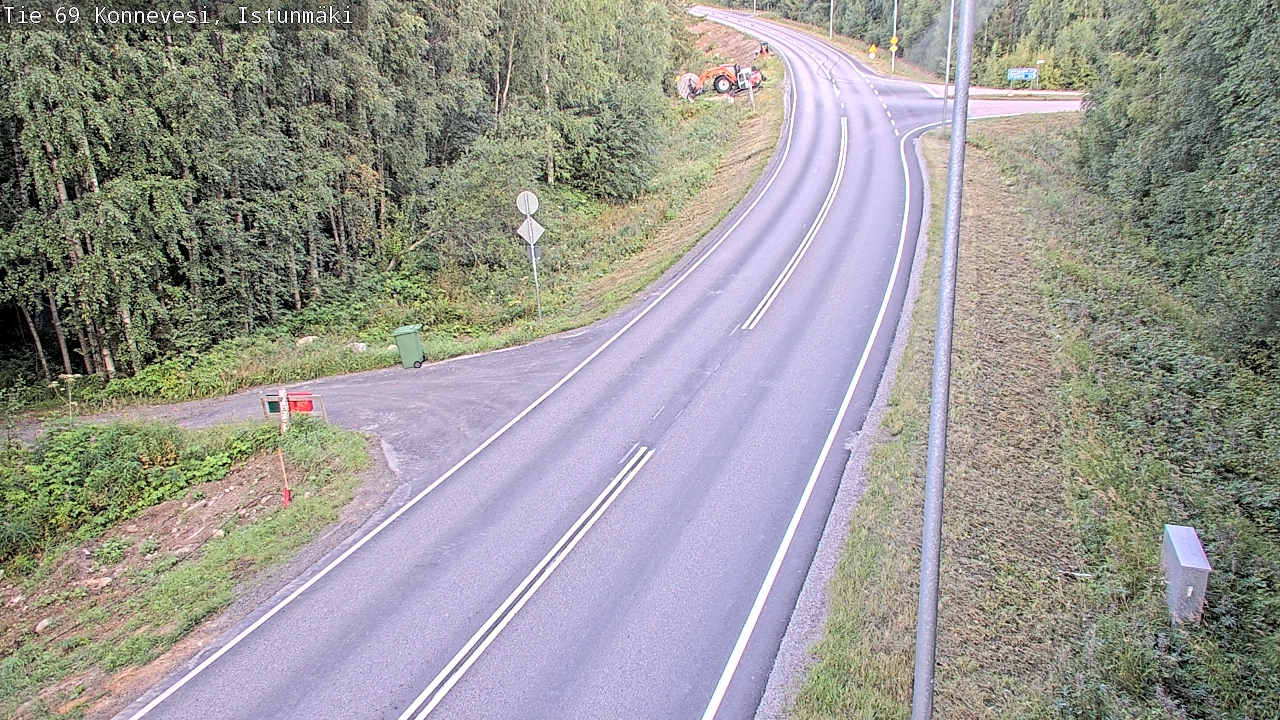 Weather Camera Image Road 69 Konnevesi, Istunmäki, Konnevesi, Keski-Suomi